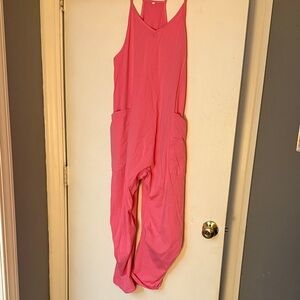 Pink Women's Jumpsuit